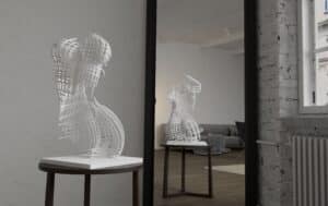 Crealab - Sculpture Buste de Femme Grid - Jocelyn Bouget