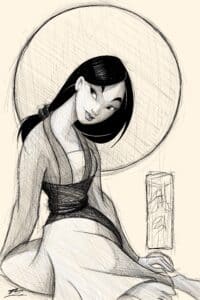 Crealab - Peinture Disney Mulan - Jocelyn Bouget