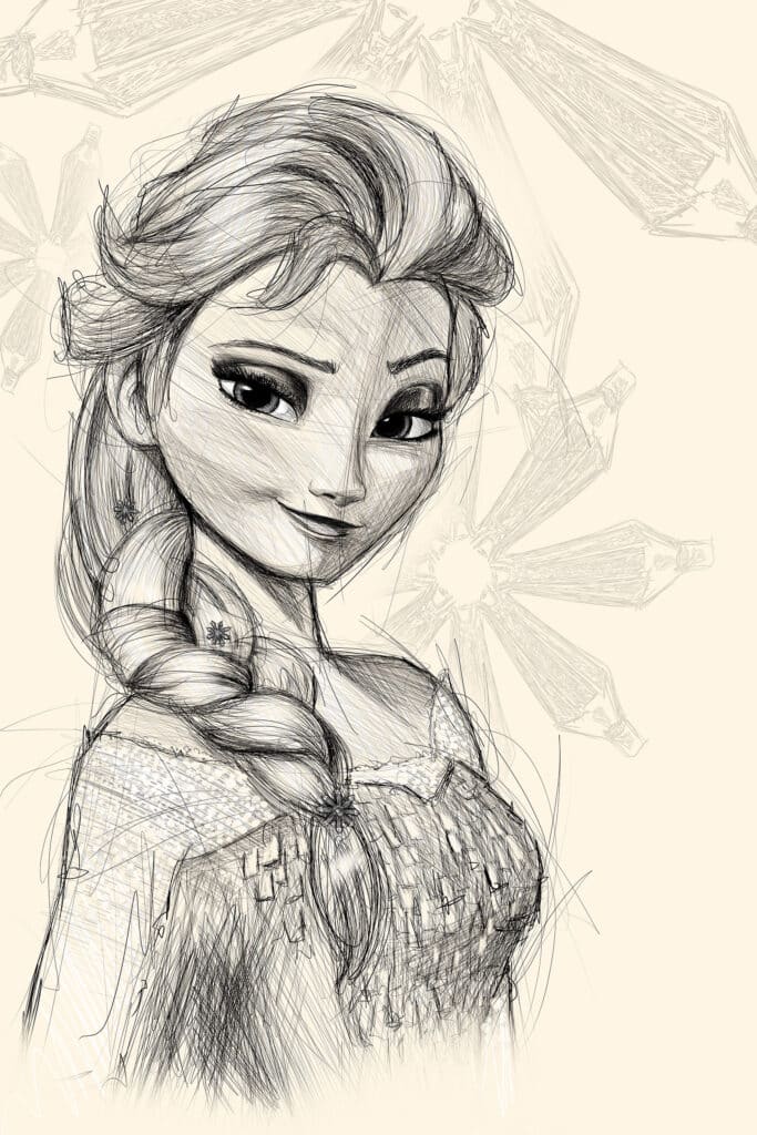 Crealab - Peinture Disney Elsa - Jocelyn Bouget