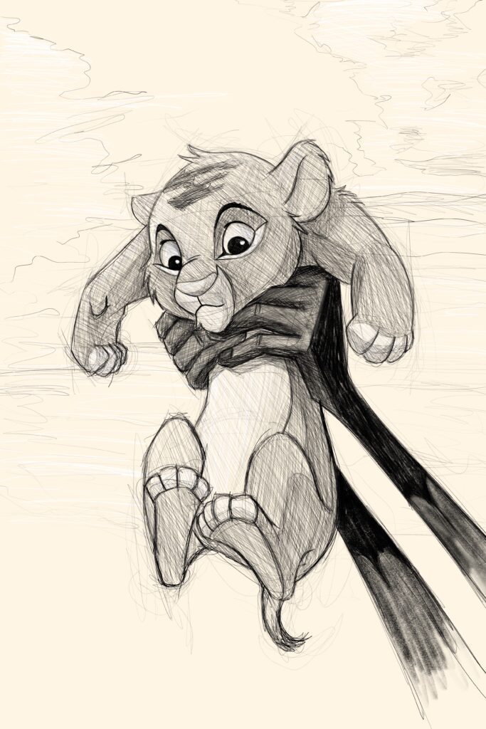 Crealab - Peinture Disney Simba - Jocelyn Bouget