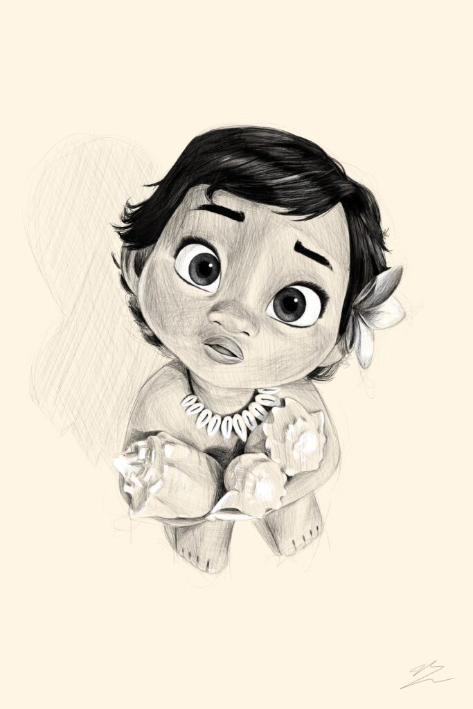 Crealab - Peinture Disney Vaiana - Jocelyn Bouget