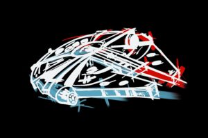 Crealab - Peinture Film et série faucon millenium - Jocelyn Bouget