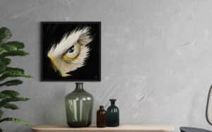 Crealab - Peinture Bestiaire eye Eagle - Jocelyn Bouget