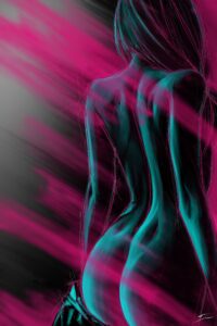 Crealab - Peinture Pin Up Sexy Color - Jocelyn Bouget