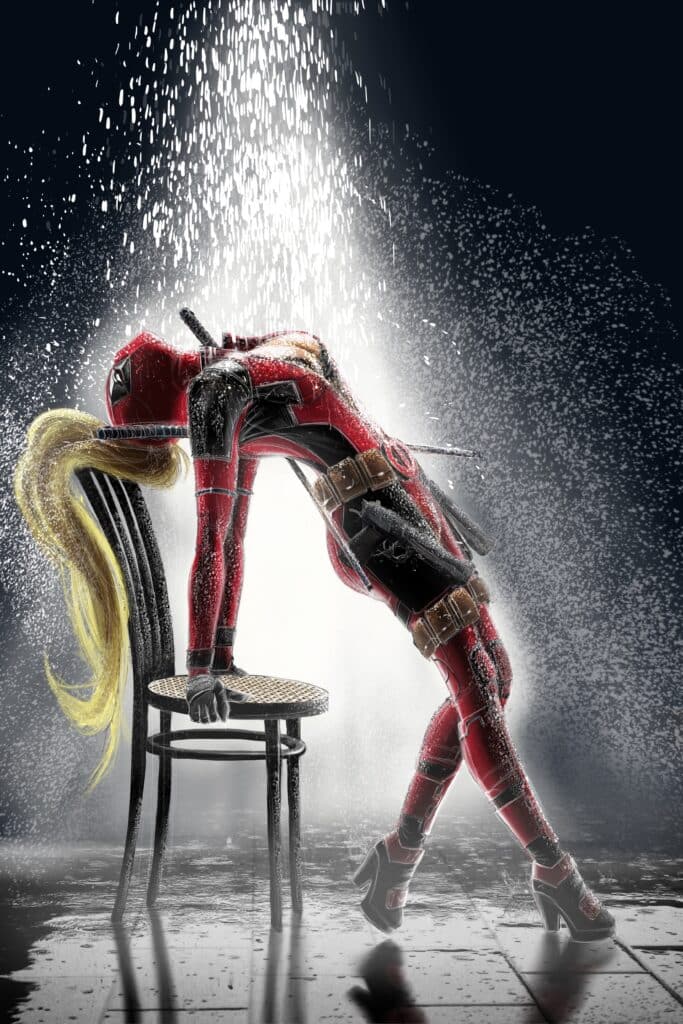 Crealab - Peinture Film et série Lady Deadpool - Jocelyn Bouget