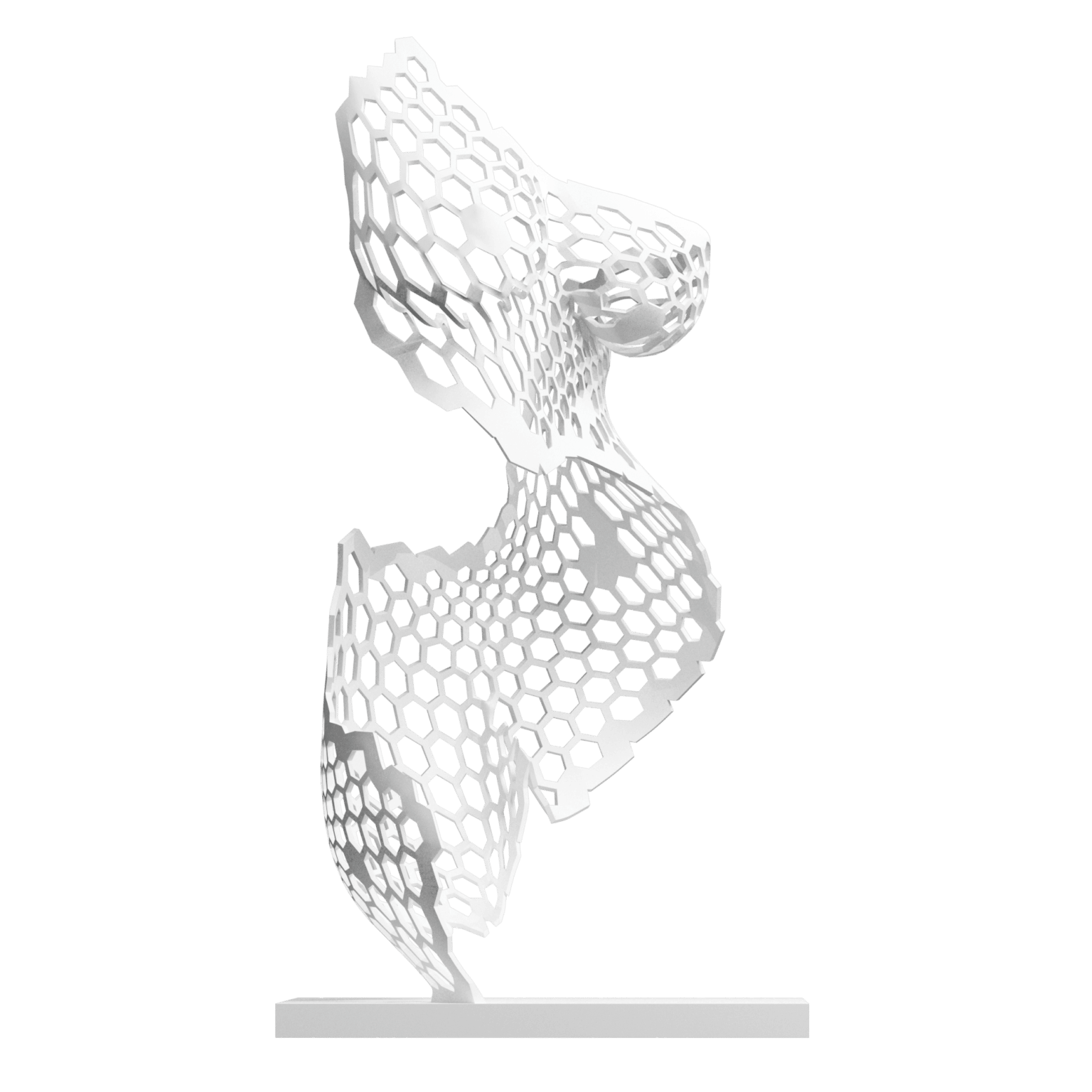 Crealab - Sculpture Buste de Femme Nid d'abeilles - Jocelyn Bouget