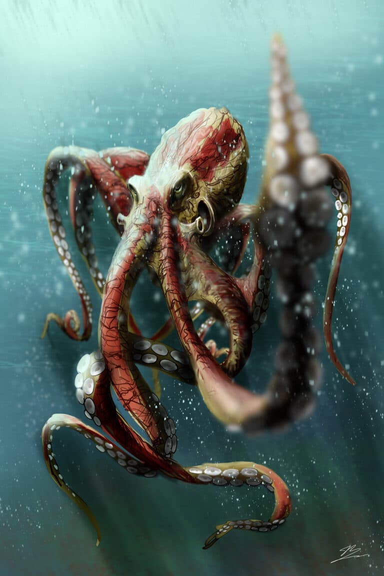 Crealab - Peinture Bestiaire Craken - Jocelyn Bouget