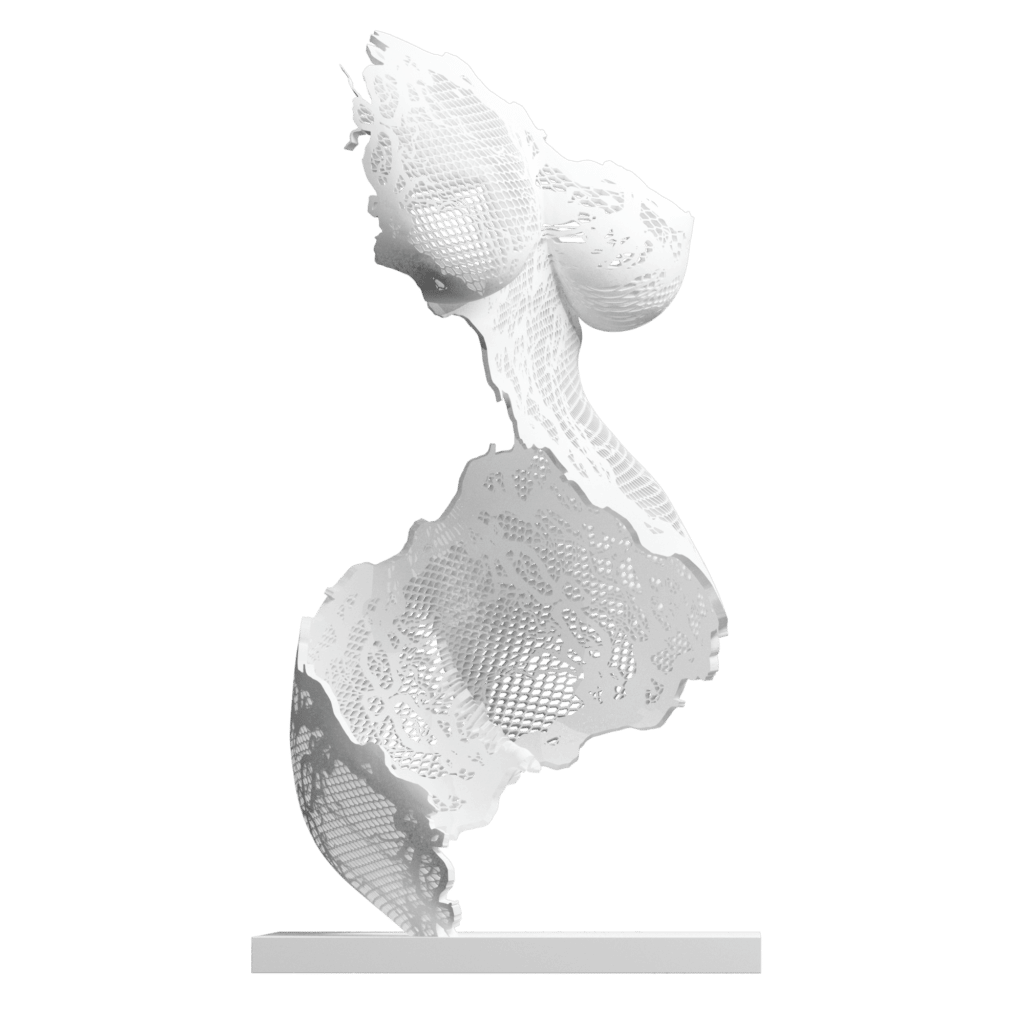 Crealab - Sculpture Buste de Femme Curvy - Jocelyn Bouget