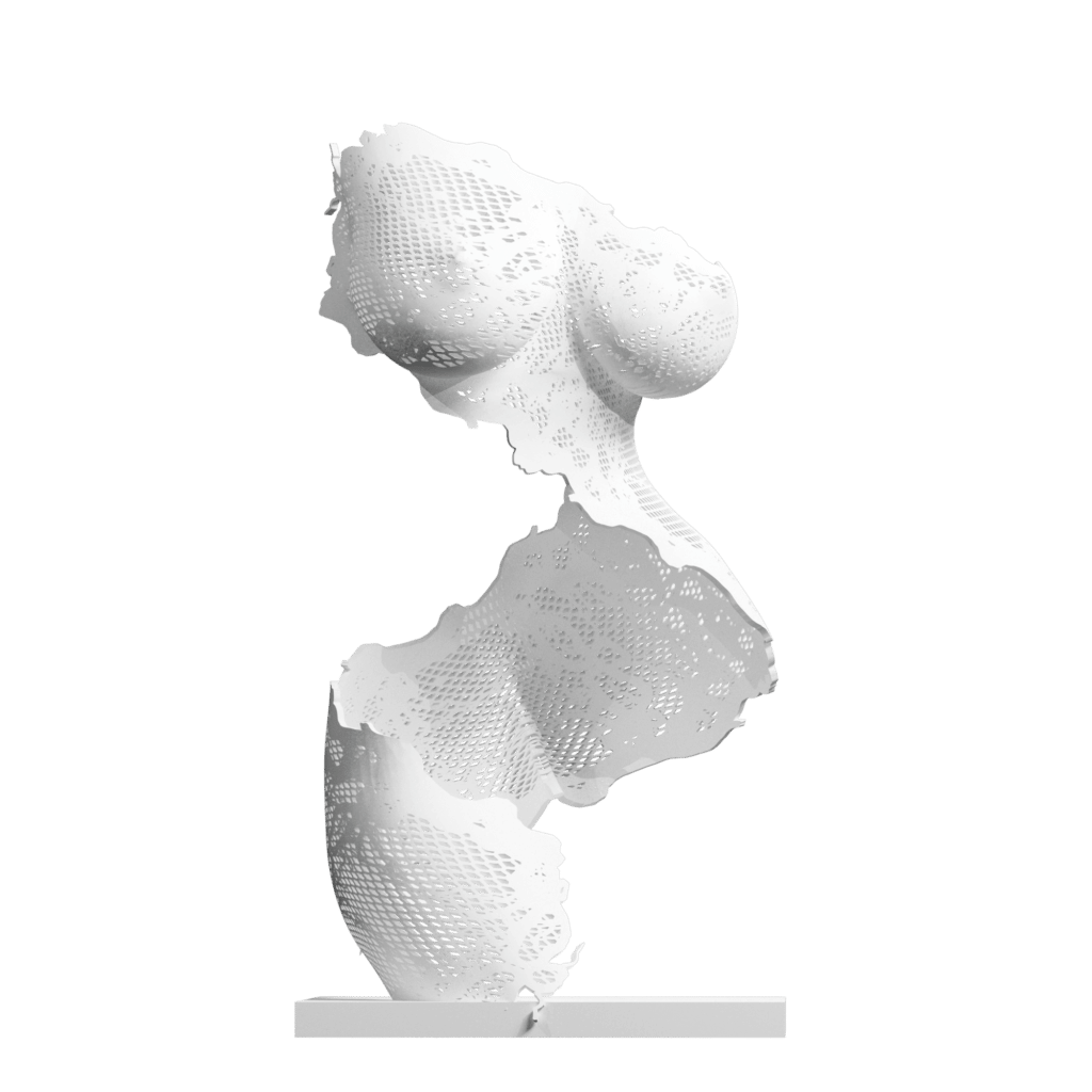 Crealab - Sculpture Buste de Femme Curvy 2 - Jocelyn Bouget