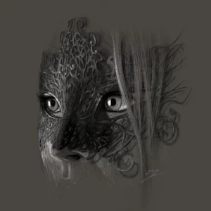 Crealab - Peinture Portrait Loup - Jocelyn Bouget