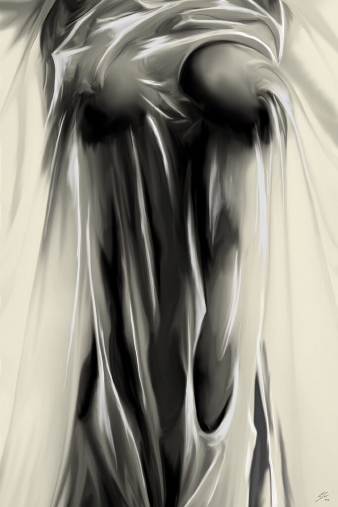 Crealab - Peinture Pin Up Drapé - Jocelyn Bouget