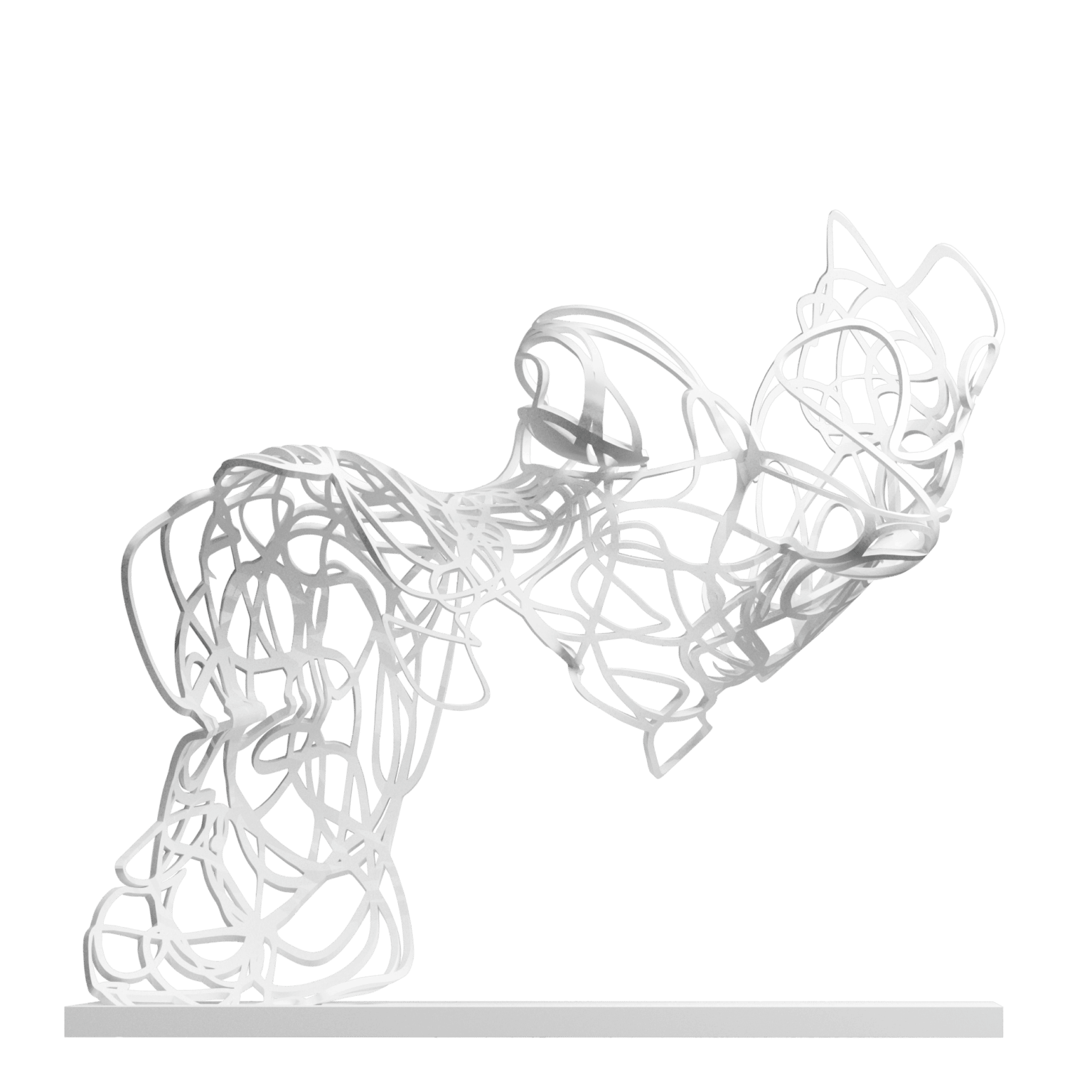 Crealab - Sculpture Buste de Femme Entrelas Chanel - Jocelyn Bouget