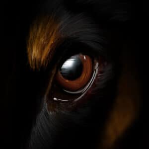 Crealab - Peinture Bestiaire eye Doberman - Jocelyn Bouget