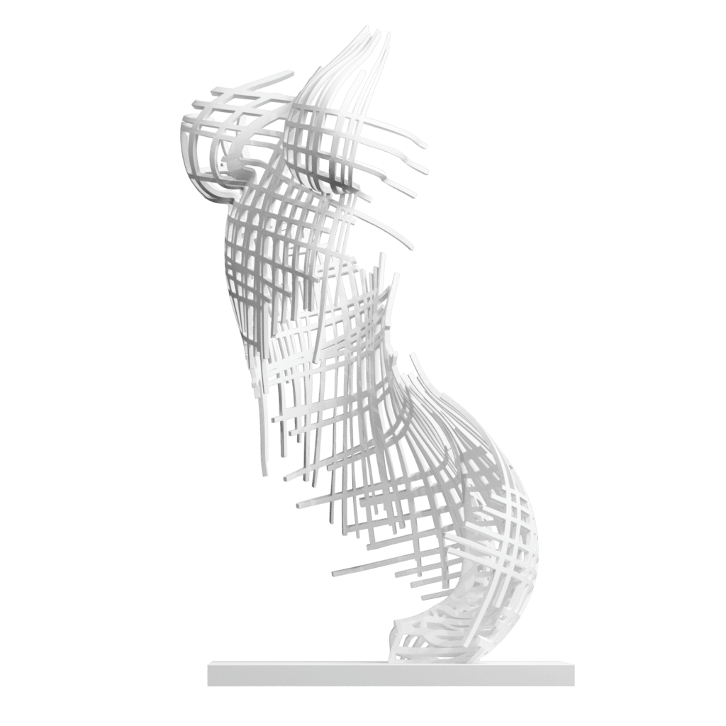 Crealab - Sculpture Buste de Femme Grid - Jocelyn Bouget