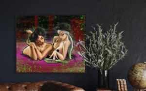 Crealab - Peinture Pin Up Kato & Celine - Jocelyn Bouget