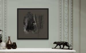 Crealab - Peinture Portrait Loup - Jocelyn Bouget