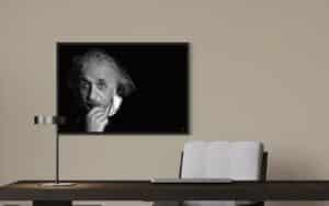 Crealab - Peinture Portrait Albert Einstein - Jocelyn Bouget