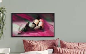 Crealab - Peinture Pin Up Eat me - Jocelyn Bouget