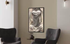 Crealab - Peinture Pin Up Drapé - Jocelyn Bouget