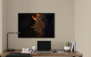 Crealab - Peinture Film et série GOT Drogon vs Viserion - Jocelyn Bouget