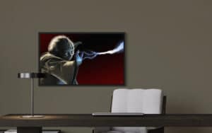 Crealab - Peinture Film et série Yoda - Jocelyn Bouget