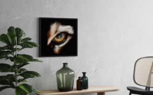 Crealab - Peinture Bestiaire eye Tiger - Jocelyn Bouget