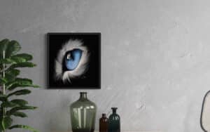 Crealab - Peinture Bestiaire eye Cat - Jocelyn Bouget