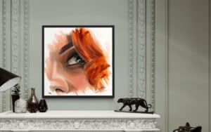 Crealab - Peinture Portrait serie Eyes - Jocelyn Bouget