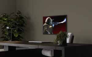 Crealab - Peinture Film et série Yoda - Jocelyn Bouget