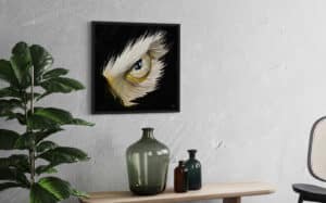 Crealab - Peinture Bestiaire eye Eagle - Jocelyn Bouget