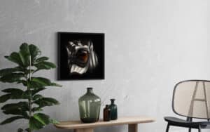 Crealab - Peinture Bestiaire eye Zebra - Jocelyn Bouget