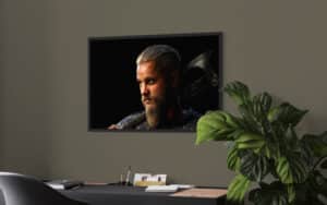 Crealab - Peinture Film et série Vikings Ragnar - Jocelyn Bouget