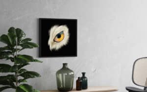 Crealab - Peinture Bestiaire eye Owl - Jocelyn Bouget