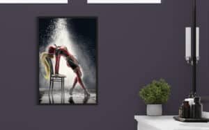 Crealab - Peinture Film et série Lady Deadpool - Jocelyn Bouget