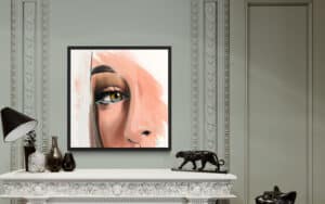 Crealab - Peinture Portrait serie Eyes - Jocelyn Bouget