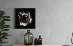 Crealab - Peinture Bestiaire eye Zebra - Jocelyn Bouget