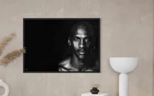 Crealab - Peinture Portrait Michael Jordan - Jocelyn Bouget