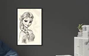 Crealab - Peinture Disney Elsa - Jocelyn Bouget