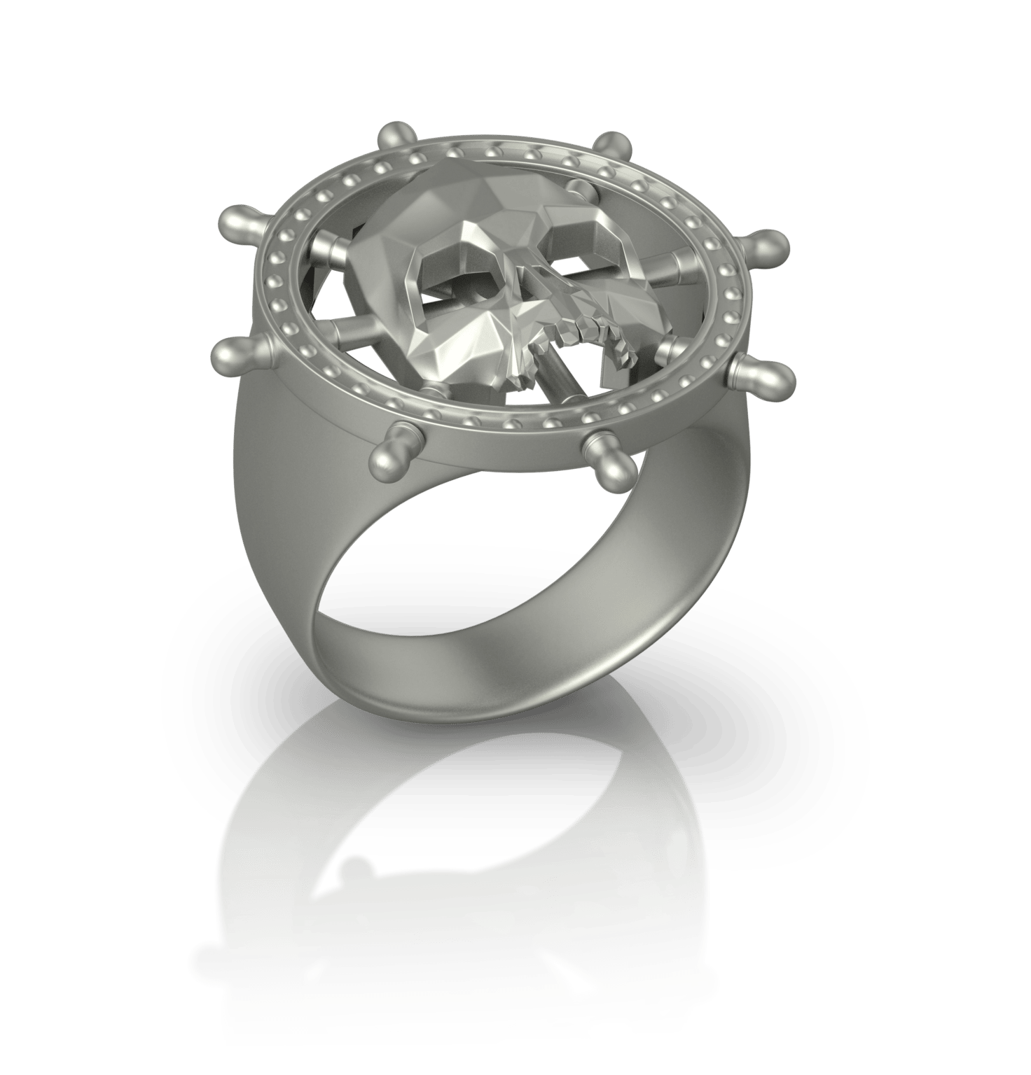 Crealab - Bijoux Chevalière Skull and bones - Jocelyn Bouget & Frederic Tomé